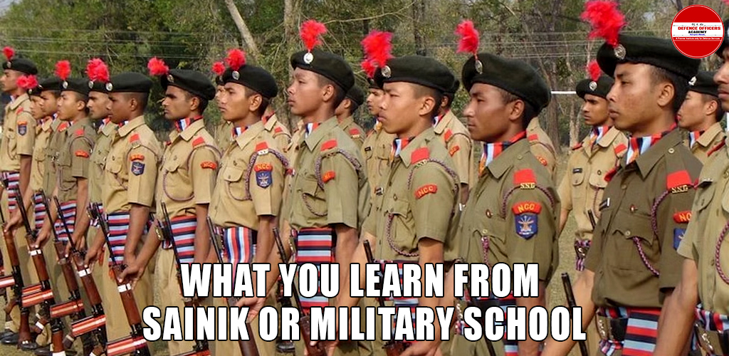 What you learn from sainik or military school